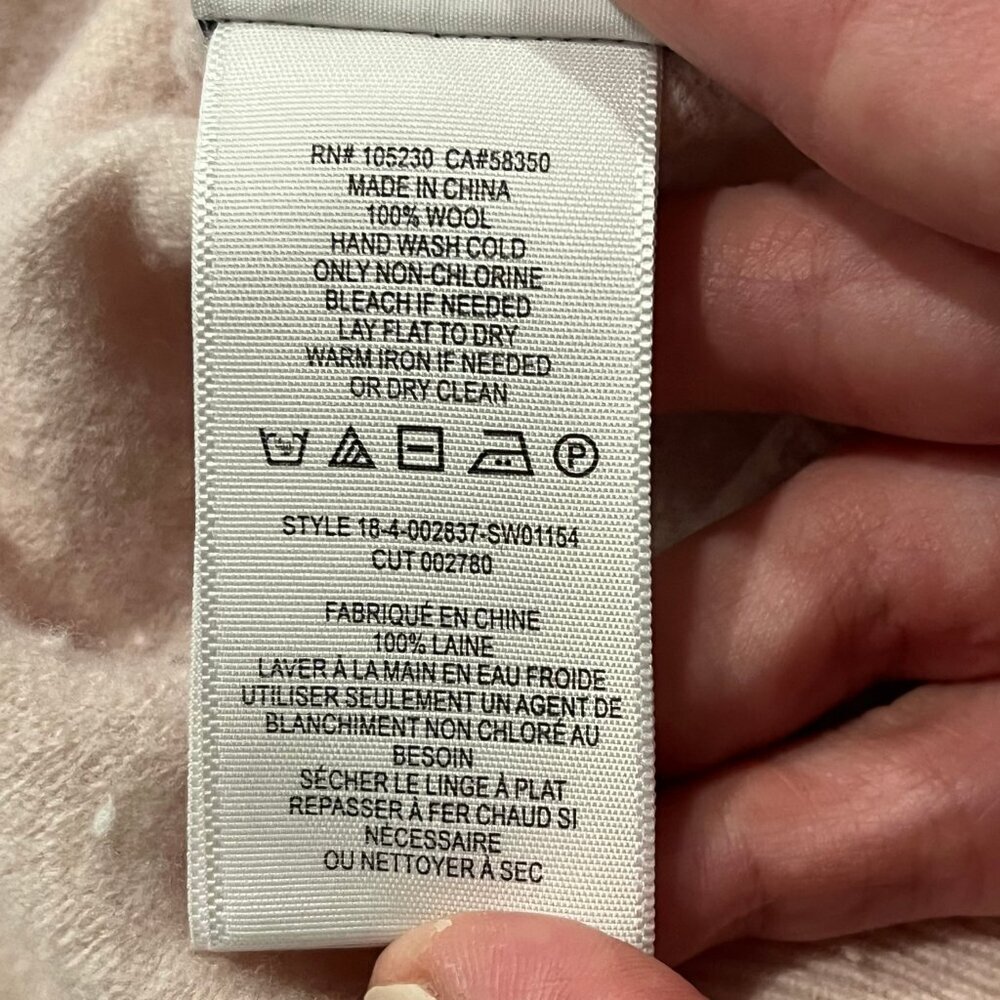 Joie Wool Split Hem Pullover - /Pink - image 6